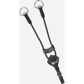 LeMieux Martingale Fork Elastic Black/Silver LeMieux Martingale Fork Elastic Black/Silver
