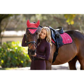 LeMieux Ear Bonnet Loire Cranberry LeMieux Ear Bonnet Loire Cranberry