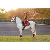 LeMieux Saddlepad Mini Suede Jumping Cranberry LeMieux Saddlepad Mini Suede Jumping Cranberry