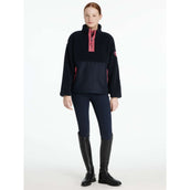 LeMieux Sweater Young Rider Tammy Teddy Fleece Navy LeMieux Sweater Young Rider Tammy Teddy Fleece Navy