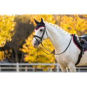 LeMieux Ear Bonnet Classic Navy/Cranberry LeMieux Ear Bonnet Classic Navy/Cranberry