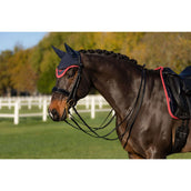 LeMieux Ear Bonnet Loire Navy/Cranberry LeMieux Ear Bonnet Loire Navy/Cranberry