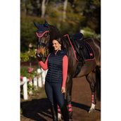 LeMieux Saddlepad Loire Classic Dressage Navy/Cranberry LeMieux Saddlepad Loire Classic Dressage Navy/Cranberry