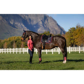 LeMieux Saddlepad Loire Classic Dressage Navy/Cranberry LeMieux Saddlepad Loire Classic Dressage Navy/Cranberry