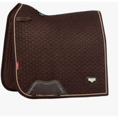 LeMieux Saddlepad Dressage Puissance Suede Brown LeMieux Saddlepad Dressage Puissance Suede Brown