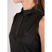 Montar Poloshirt Fiona Sleeveless Black Montar Poloshirt Fiona Sleeveless Black