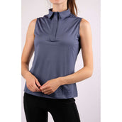 Montar Poloshirt Fiona Sleeveless Ocean Blue Montar Poloshirt Fiona Sleeveless Ocean Blue