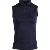 Montar Poloshirt Fiona Sleeveless Navy Montar Poloshirt Fiona Sleeveless Navy