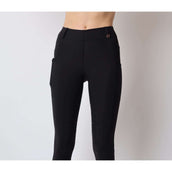 Montar Riding Legging Michelle Rosegold Logo Black Montar Riding Legging Michelle Rosegold Logo Black