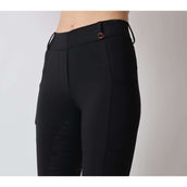 Montar Riding Legging Michelle Rosegold Logo Black Montar Riding Legging Michelle Rosegold Logo Black