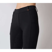 Montar Riding Legging Rosegold Logo Junior Black Montar Riding Legging Rosegold Logo Junior Black