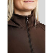 Montar Zip-Hoodie MoAddie Softshell Brown Montar Zip-Hoodie MoAddie Softshell Brown