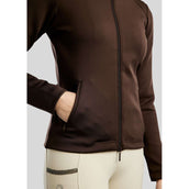 Montar Zip-Hoodie MoAddie Softshell Brown Montar Zip-Hoodie MoAddie Softshell Brown