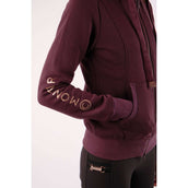 Montar Zip-Hoodie Macie Rosegold Logo Plum Montar Zip-Hoodie Macie Rosegold Logo Plum