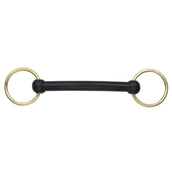 Shires Loose Ring Snaffle Rubber Black Shires Loose Ring Snaffle Rubber Black