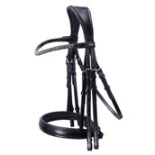 Schockemöhle Double Bridle Brindisi Black/Grey/Silver Schockemöhle Double Bridle Brindisi Black/Grey/Silver