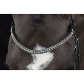 Schockemöhle Double Bridle Brindisi Black/Grey/Silver Schockemöhle Double Bridle Brindisi Black/Grey/Silver