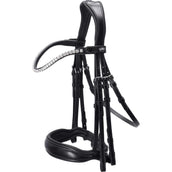 Schockemöhle Double Bridle Milazzo Black/Silver Schockemöhle Double Bridle Milazzo Black/Silver