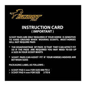 Scoot Boots Pads Black Scoot Boots Pads Black