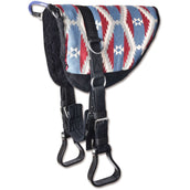 Waldhausen Bareback Pad Blue red Waldhausen Bareback Pad Blue red