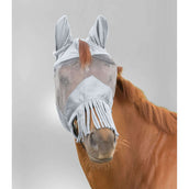 Waldhausen Fly Mask Premium with Ears and Tassels Silver Grey Waldhausen Fly Mask Premium with Ears and Tassels Silver Grey