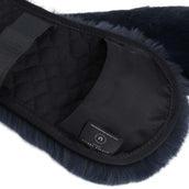 Werner Christ Girth Fur Cover Contoured Black/Anthracite Werner Christ Girth Fur Cover Contoured Black/Anthracite