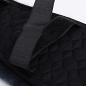 Werner Christ Girth Fur Cover Contoured Black/Anthracite Werner Christ Girth Fur Cover Contoured Black/Anthracite