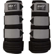 ANKY Leg protection 3D Mesh Black/Steel Grey ANKY Leg protection 3D Mesh Black/Steel Grey