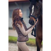 Mrs. Ros Workout Jacket Logo Taupe Mrs. Ros Workout Jacket Logo Taupe