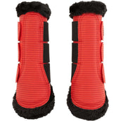 BR Leg Protectors AW25 Majestic Fur Joy Tango Red BR Leg Protectors AW25 Majestic Fur Joy Tango Red
