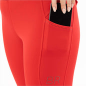 BR Riding Legging AW25 Jolie Ladies Silicone Seat Tango Red BR Riding Legging AW25 Jolie Ladies Silicone Seat Tango Red