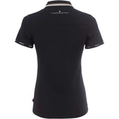 Cavallo Poloshirt CavalPique V-Neck Black Cavallo Poloshirt CavalPique V-Neck Black