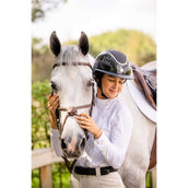 Charles Owen Cap Kylo Sparkly Wide Peak Black Gloss/Rose Gold Charles Owen Cap Kylo Sparkly Wide Peak Black Gloss/Rose Gold