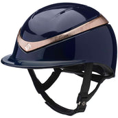Charles Owen Cap Halo Navy/Rosegold Gloss Charles Owen Cap Halo Navy/Rosegold Gloss