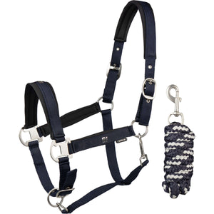 EQPRO Head Collar Set Precious Navy Blue EQPRO Head Collar Set Precious Navy Blue