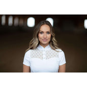 Equestrian Stockholm Competition Shirt Crystal Champion White Equestrian Stockholm Competition Shirt Crystal Champion White