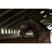 Equestrian Stockholm Ear Bonnet Padded Clean Black Equestrian Stockholm Ear Bonnet Padded Clean Black
