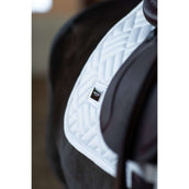 Equestrian Stockholm Saddlepad Modern Jumping White Silver Equestrian Stockholm Saddlepad Modern Jumping White Silver