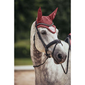Equestrian Stockholm Ear Bonnet Amber Rose Equestrian Stockholm Ear Bonnet Amber Rose