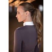 Equestrian Stockholm Competition Shirt Fine Line White/Dark Violet Equestrian Stockholm Competition Shirt Fine Line White/Dark Violet