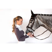 Equestrian Stockholm Competition Shirt Fine Line White/Dark Violet Equestrian Stockholm Competition Shirt Fine Line White/Dark Violet