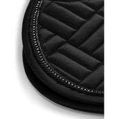 Equestrian Stockholm Saddlepad Vegan Fur Jumping Crystal Black Equestrian Stockholm Saddlepad Vegan Fur Jumping Crystal Black