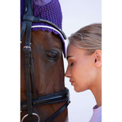 Equestrian Stockholm Ear Bonnet Lavender Equestrian Stockholm Ear Bonnet Lavender