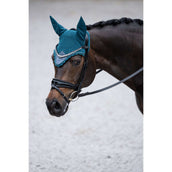 Equestrian Stockholm Ear Bonnet Modern Teal Blue Equestrian Stockholm Ear Bonnet Modern Teal Blue