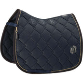 Eskadron Saddlepad Heritage Cotton Glitter Crystal Dressage Navy Eskadron Saddlepad Heritage Cotton Glitter Crystal Dressage Navy