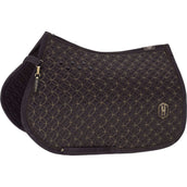 Eskadron Saddlepad Heritage Highgloss Contrast General Purpose Black Truffle Eskadron Saddlepad Heritage Highgloss Contrast General Purpose Black Truffle
