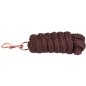Harry's Horse Lead Rope Soft Musketon Rosegold 1.8m Brown Harry's Horse Lead Rope Soft Musketon Rosegold 1.8m Brown