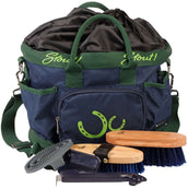 Harry's Horse Grooming Bag STOUT! Lime Filled Navy Harry's Horse Grooming Bag STOUT! Lime Filled Navy