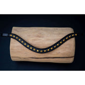 HB Browband Showtime Good Luck Black/Gold HB Browband Showtime Good Luck Black/Gold