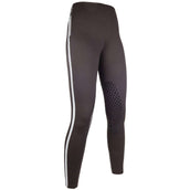 HKM Riding Legging Glorenza Silicone Kneepatch Swamp Brown HKM Riding Legging Glorenza Silicone Kneepatch Swamp Brown